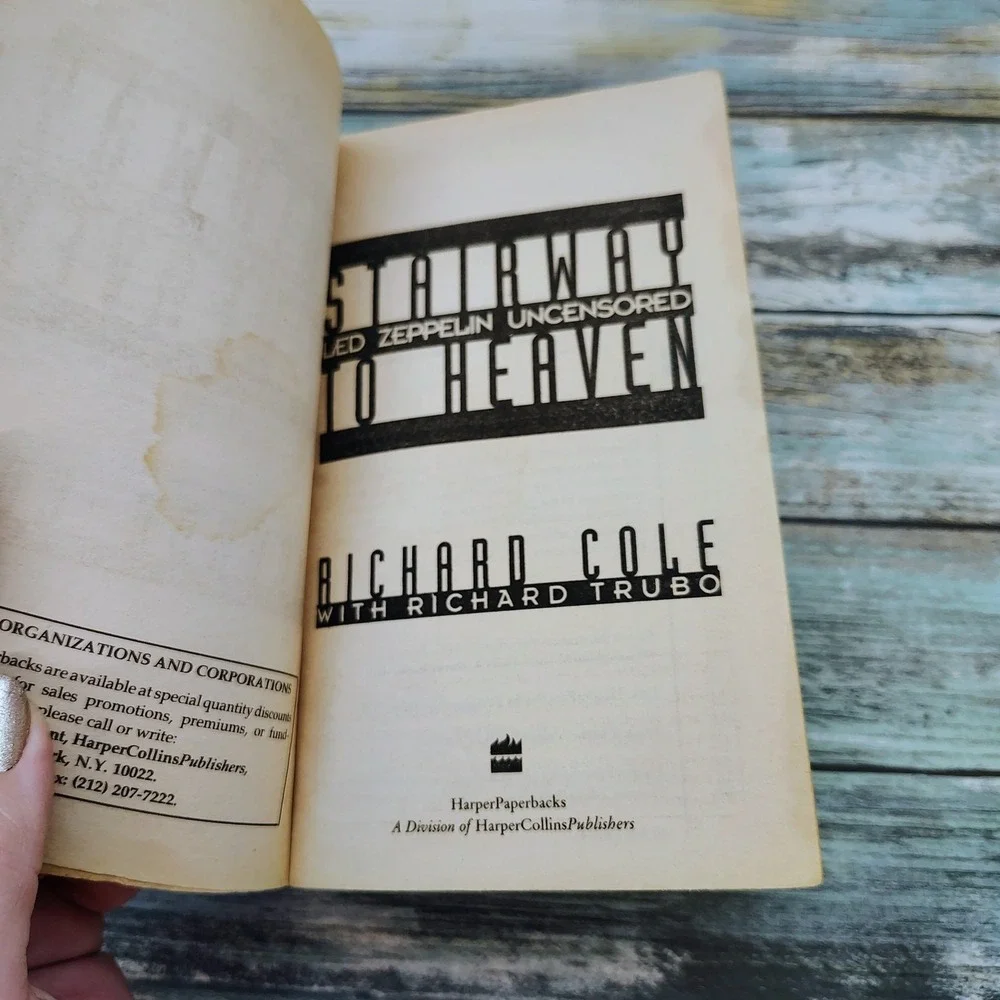 Vintage Book stairway heaven